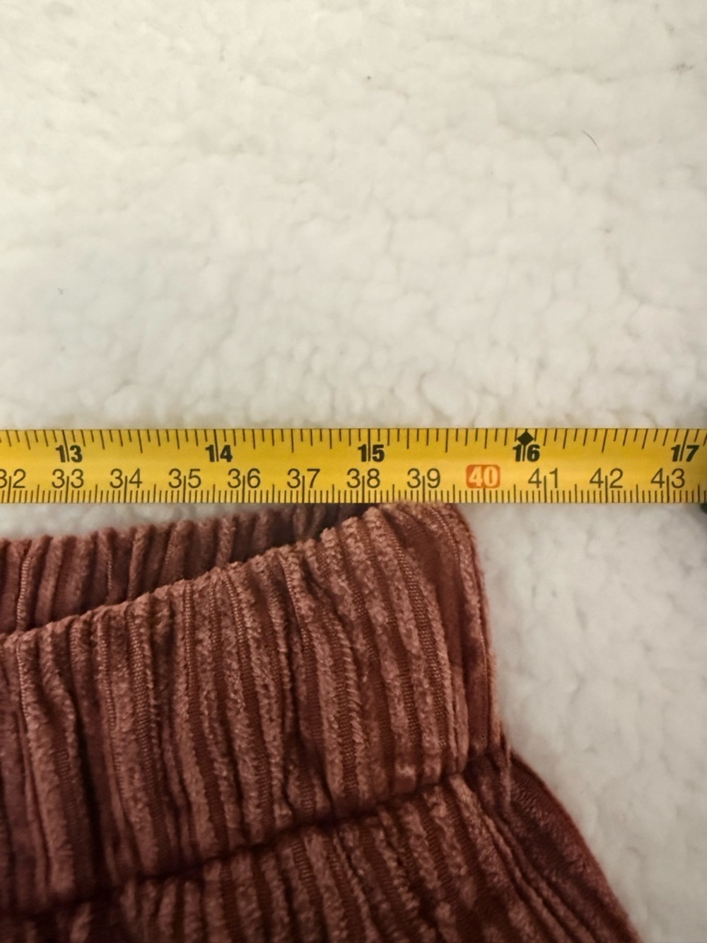 American Eagle Outfitters Stretch Corduroy Pants in Rusty Rose Size M - Picture 12 of 12